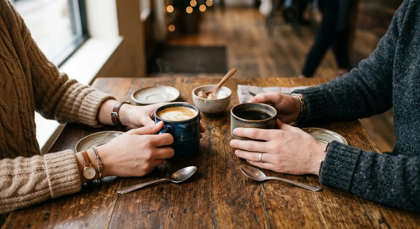 Nos tomamos un café